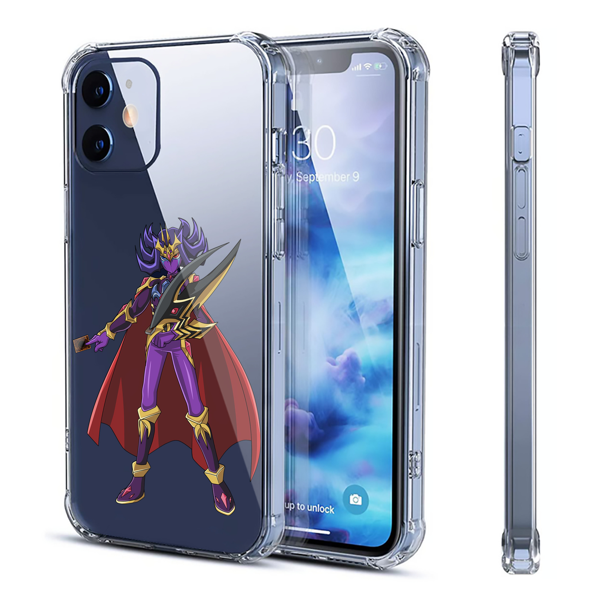（画像用） 遊☆戯☆王 Yu-Gi-Oh! 【iPhone 12シリーズ対応】透明スマホケース（クリアソフトケース）